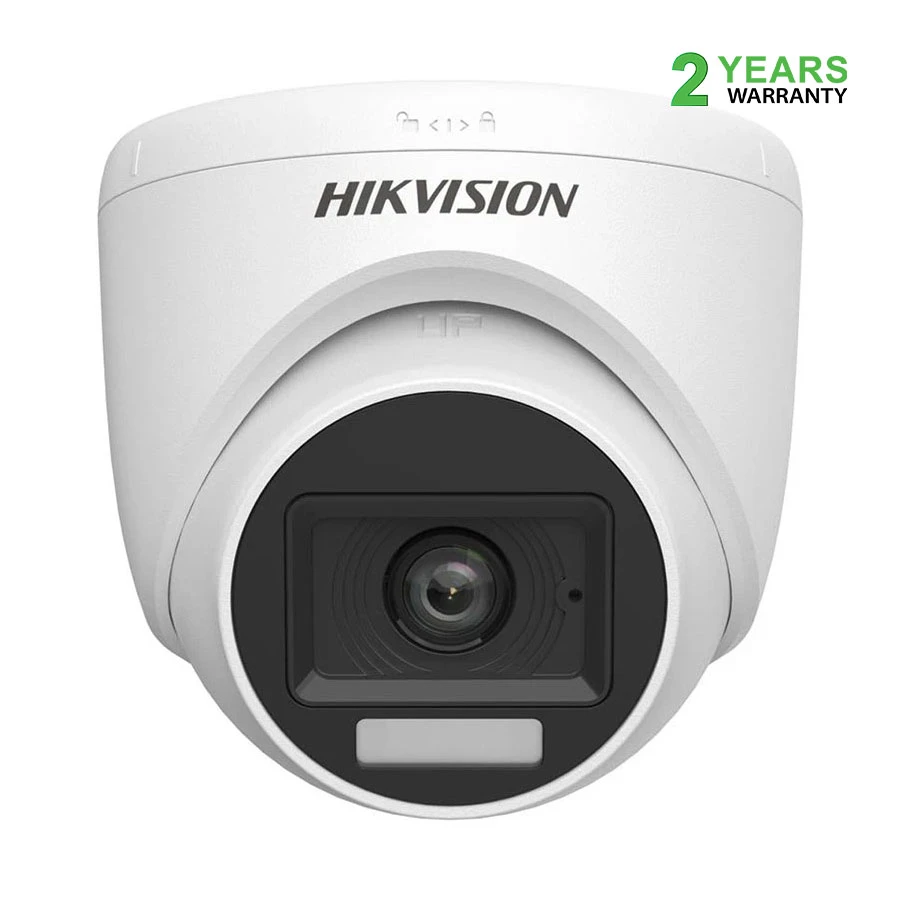 Hikvision DS-2CE76G0T-LPFS (2.8mm) (3MP) 2K Smart Hybrid Light Audio Fixed Turret CC Camera