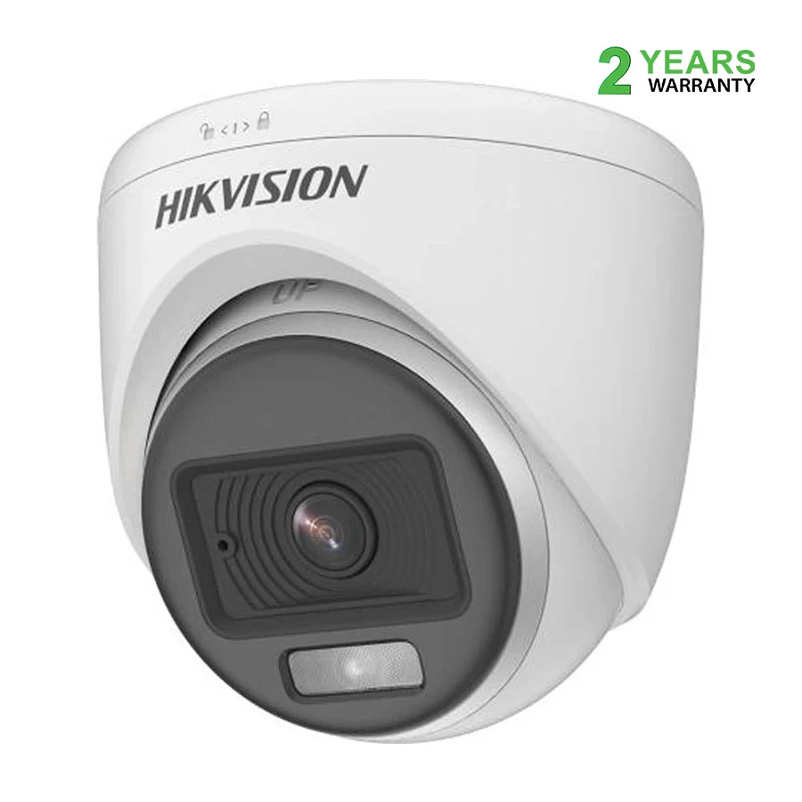 Hikvision DS-2CE70DF0T-PFS (2.8mm) (2.0MP) ColorVu Audio Indoor Fixed Turret CC Camera